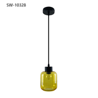Lámpara Colgante Decorativa para Cafetería, Estilo Postmoderno Nórdico, para Restaurante, Bar, LED, Vidrio, Minimalista, Plateada, Luces Nórdicas