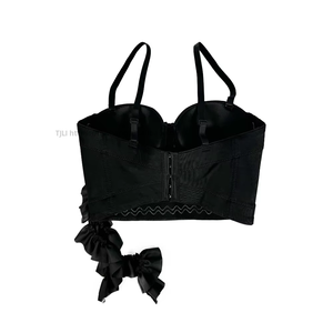 Nouveau Corset Halter Printemps à Motif Floral et Franges, avec Armatures et Coussinets, Coupe Ajustée, Tendance - Product Image 5