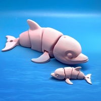 Fabricant direct, ornements de requins créatifs imprimés en 3D, jouets, décorations sur le thème marin, objets d'exposition, animaux pour l'enseignement biologique