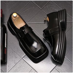 <span class=keywords><strong>Scarpe</strong></span> da Uomo Formali per Lavoro, Hotel, Tempo Libero, Affari, Ricevimento, in Pelle Nera, Nuova Collezione - Product Image 1