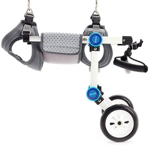 Fauteuils roulants <span class=keywords><strong>pour</strong></span> chiens, véhicule d'assistance <span class=keywords><strong>pour</strong></span> chiens handicapés, <span class=keywords><strong>fauteuil</strong></span> <span class=keywords><strong>roulant</strong></span> <span class=keywords><strong>pour</strong></span> la récupération des membres arrière, réglable sur 2 et 4 roues - Product Image 5