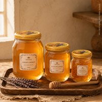 5ml 50ml 100ml Gevormde siliconen deksel glazen voorraadpot, glazen bewaardoos voor gedroogd fruit noten snacks keuken voedselcontainer