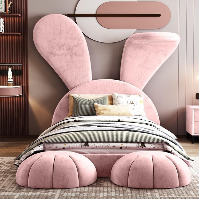 Современные детские кроватки, деревянные двойные, большие размеры, детская кровать, принцесса, для девочек, наборы мебели для детской спальни