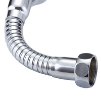 Prolongateur de robinet de lavabo de salle de bain, filtre à haute pression, flexible, en acier inoxydable, universel, anti-éclaboussures, tuyau d'eau pivotant
