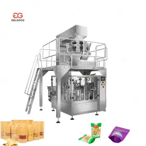 Automática Melhor Qualidade Plantain Chips Embalagem Sacos Doypack Envolvimento Banana Chips Packing Machine