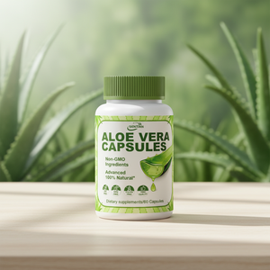 Cápsulas de Extracto de Aloe <span class=keywords><strong>Vera</strong></span> y Vitamina E para el Cuidado de la Piel <span class=keywords><strong>en</strong></span> Adultos, Alimento Saludable, No Apto para Mujeres Embarazadas - Product Image 1