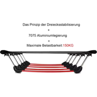 Lit de camping pliable ultraléger et compact en aluminium et tissu Oxford pour l'extérieur, idéal pour les voyages (OEM)
