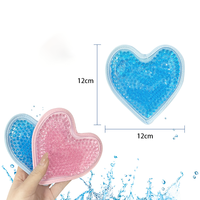 Compresa de Gel Reutilizable en Forma de Corazón, Fría o Caliente, para Alivio del Dolor por Lesiones, Compresa de Gel Suave para Regalos Promocionales