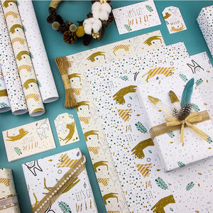 Wholesale 80g Birthday Art <b>Paper</b> <b>Tissue</b> 43*300cm Gift Luxury Custom Packaging <b>Wrapping</b> <b>Paper</b> Roll - Product Image 4