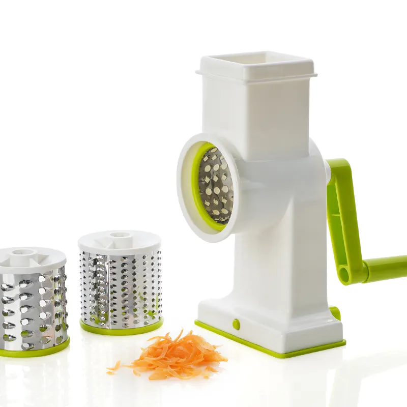 सुपर सेप्टंग मल्टीफंक्शनल सब्जी स्टेनलेस स्टील रोटरी पनीर ग्राटर हैंड ड्रम ग्राटर रसोई के लिए