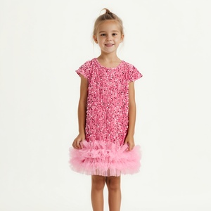 <span class=keywords><strong>Vestito</strong></span> Rosa con <span class=keywords><strong>Paillettes</strong></span> e Tulle per Bambine 2-7 Anni 2025 Abito da Ballo Boutique per Bambine Piccole Tutù <span class=keywords><strong>Vestito</strong></span> da Festa Principessa - Product Image 2