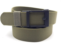 Ceinture de sport décontractée pour homme, nouvelle ceinture de golf, boucle en métal à cliquet automatique avec logo personnalisé, sangle en tissu