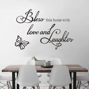 Adesivo personalizzato kiss cut fustellato decorazioni per la casa adesivo da parete in <span class=keywords><strong>vinile</strong></span> decalcomanie da parete Peel and stick Wall sticker - Product Image 3