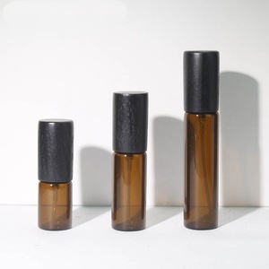 Botella de Perfume de <span class=keywords><strong>Vidrio</strong></span> Vacía <span class=keywords><strong>con</strong></span> Tapa de <span class=keywords><strong>Madera</strong></span> de Lujo, Spray de Niebla Fina en Degradado Azul y Negro, Recargable, 5ml/10ml/15ml - Product Image 5
