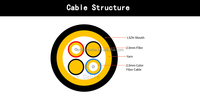 Cable de conexión CPRI SC LC/PC PDLC RRU BBU RRH Cable de conexión impermeable Cable de fibra óptica FTTA Patchcord PDLC Conector