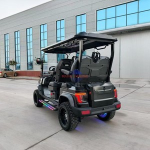 Voiturette de golf électrique 3-4 places, couleur personnalisée, moteur AC 3500W 48V, batterie au lithium, certifiée CE, 4 roues motrices, confort ultime, chasse, golf - Product Image 4