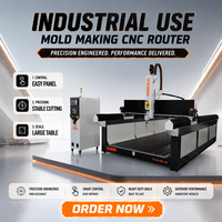 Machine de fraisage CNC 3 axes à tube carré épaissi RC en promotion pour l'usinage de moules en mousse perdue et de moules en bois pour ateliers de fonderie