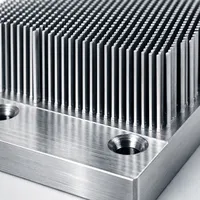 Radiateur en aluminium extrudé haute performance pour dissipateur thermique d'onduleur IGBT, usinage CNC sur mesure