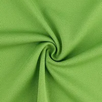 Экологичная трикотажная зеленая сетчатая спортивная ткань из 100% переработанного полиэстера с ушками для спортивной одежды