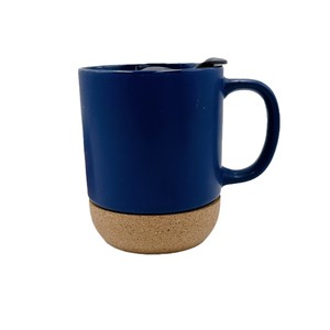 Customizable Cork Base <b>Ceramic</b> <b>Mug</b> Sublimation Blank Wooden Base Matte With Lid Premium Gift Coffee Cup - Product Image 6