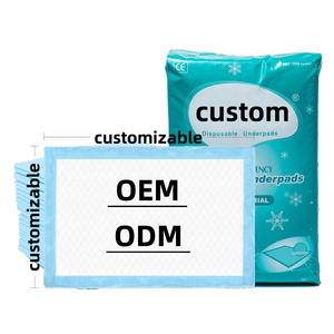 แผ่นรองกันน้ำแบบใช้แล้วทิ้งสำหรับผู้ใหญ่และเด็ก แผ่นรองซึมซับสำหรับผู้ป่วยในโรงพยาบาล แผ่นรองซับปัสสาวะ แผ่นรองซับสำหรับพยาบาล - Product Image 1