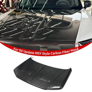 ฝากระโปรงคาร์บอนไฟเบอร์แท้สำหรับ Zeekr 9X SUV อัพเกรดสไตล์ MSY ฝาครอบเครื่องยนต์แบบมีช่องระบายอากาศ ขายส่งจากโรงงานโดยตรง - Product Image 4