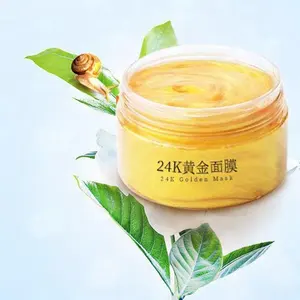 private label facial mask skin care products OEM service cosmetics 24K gold peel off facial mask