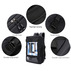 New Design Large Capacity <strong>Outdoor</strong> Sports Waterproof <strong>Basketball</strong> Backpack with Transparent Compartment and <strong>Shoe</strong> Compartment - Product Image 3