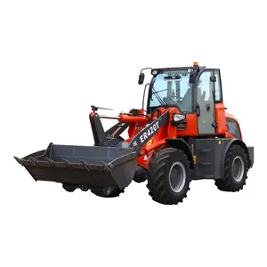 Chinese EVERUN ER420T 2000kg Front Micro Mini Articulated Diesel Machine Wheeled Loader