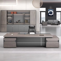 Chaise unique moderne en bois grande combinaison de chaise de bureau conception modulaire simple Home Manager Président Table utilisation de bureau