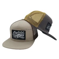 Custom Borduurwerk Lederen Patch Getailleerde Baseball Caps Camo Trucker Hoed Richardson 168 7 Panel Richardson 112 Trucker Hoed