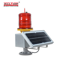 ALLTOP Hochwertige IP65 wasserdichte solar betriebene LED Marine Navigation Aviation Hindernis Notfall warnleuchte