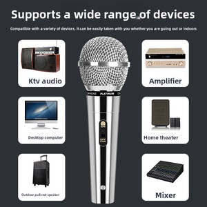 Microphone dynamique cardioïde filaire professionnel OEM pour la scène et le karaoké - Product Image 4
