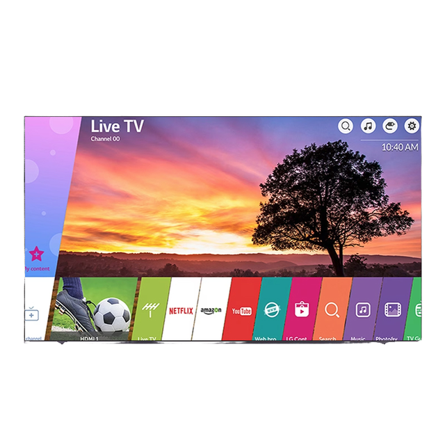 Mini 55/65/85/90/100 Inch LED Smart TVs for Hotels 4K Android TV with Webos Tizen Vidaa System for Hotels