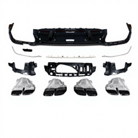 Kit carrosserie d'échappement AMG ABS+PP nouvelle génération pour Mercedes Classe E W213, années 2021-2022, comprenant lèvre avant et lèvre arrière