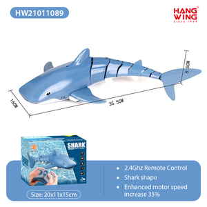 Bateau télécommandé HW 2.4G à 6 canaux, modèle de <span class=keywords><strong>requin</strong></span> marin pour jeux aquatiques, avec une portée de 30 à 40 m, piles incluses pour enfants - Product Image 4