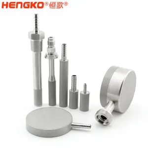 HENGKO Micro Nano Bubble Diffuser Sintered Stainless Steel Gas Sparger CO2 O2 Ozone <strong>Carbonation</strong> Air Stone - Product Image 2