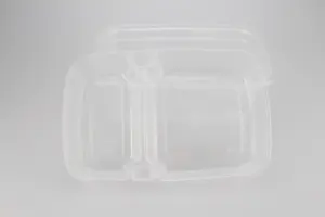 High Quality And Latest Design Biodegradable Food Container 1350ml Disposable American Plastic Rectangular Food Box