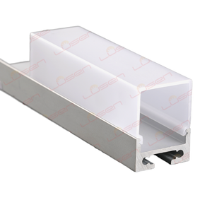 Led hồ sơ h27mm trần chiếu sáng 6000 loạt Hợp kim nhôm đùn nhà ở PC <span class=keywords><strong>PMMA</strong></span> Bìa tùy chỉnh cắt trang trí - Product Image 1