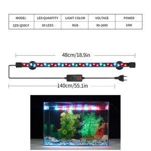 JSD RGB <span class=keywords><strong>LED</strong></span> Waterdichte Aquariumverlichting Hoge Helderheid Kleurverbeterende Visbaklamp voor Arowana Bak & Siervisbak - Product Image 4