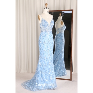 Chất Lượng Cao Nàng Tiên Cá Handmade Buổi Tối Ăn Mặc Cho Phụ Nữ Mới Cô Dâu Nước Giải Pháp Đầy Đủ Sequin Thêu Cưới Bữa Ăn Tối Hiện Đại - Product Image 2