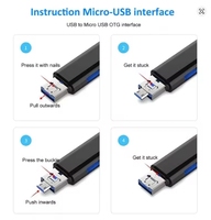 Lector de Tarjetas de Memoria Multifunción 5 en 1 USB 2.0 Tipo C/USB/Micro USB/TF/SD, Adaptador OTG, Accesorios para Teléfono Móvil