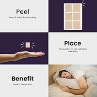 Autocollant de sommeil à la mélatonine Patch pour la peau Patchs de sommeil bien-être