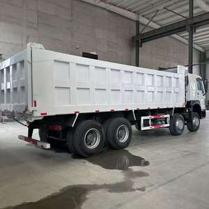 รถดัมพ์มือสอง HOWO 371 420 แรงม้า 12 ล้อ 8x4 รถบรรทุกเทท้ายมือสอง Sinotruk Haowo รถดัมพ์ 375 แรงม้า - Product Image 2