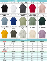 T-Shirt Logo kustom katun Combed kosong mode 2024 T-Shirt bahu ukuran ekstra besar pas badan pria tebal 260GSM