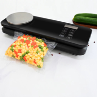 Machine de mise sous vide brevetée avec balance détachable de 2 kg, fonctionnement à une touche, minuterie de mise sous vide pour le stockage des steaks, des fruits de mer et des aliments