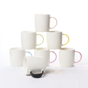 <b>Ceramic</b> Mug 401-500ml Matte Finish Microwave Safe Household <b>Cup</b> With Color Glaze For Gifts And Daily Use - Product Image 4