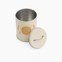 Boîte en étain cylindrique personnalisée pour le thé, les biscuits, le chocolat, les bonbons, l'emballage alimentaire avec couvercle, vente en gros, fabrication sur commande OEM