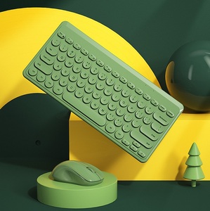 Tùy Chỉnh Chuyên Nghiệp 2.4G Bàn Phím Không Dây Và Chuột Với Punk Vòng Keycaps Tablet PC Mini Bàn Phím Không Dây Chuột - Product Image 4