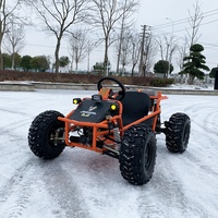 Kart Électrique des Neiges EGS 48V, Double Moteur 1000W, Transmission par Arbre, Propulsion Arrière, Charge 150KG, Autonomie 40km, Suspension à Double Bras A